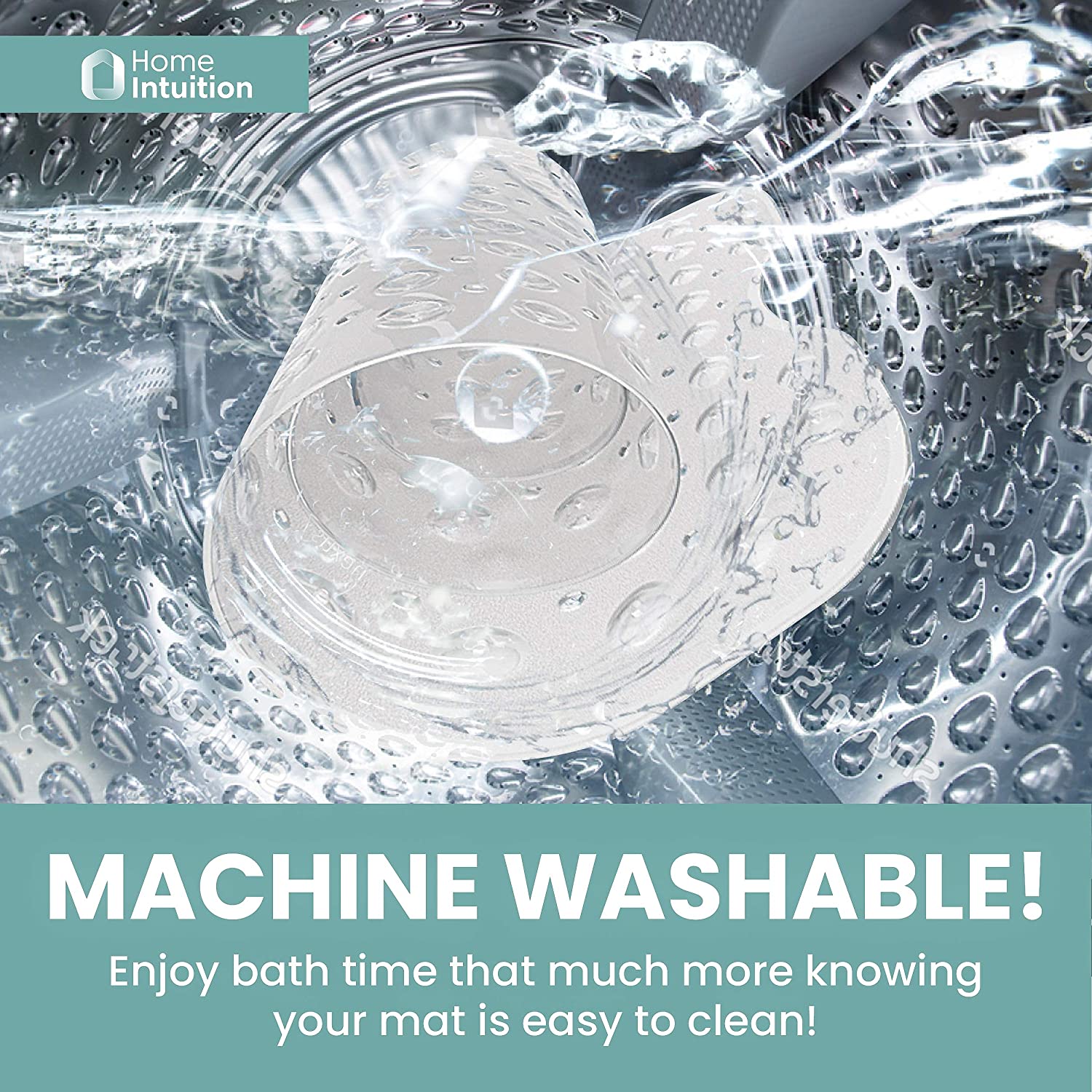 Large Bath Mat for Bathtub Grip and Shower Mats 39x16