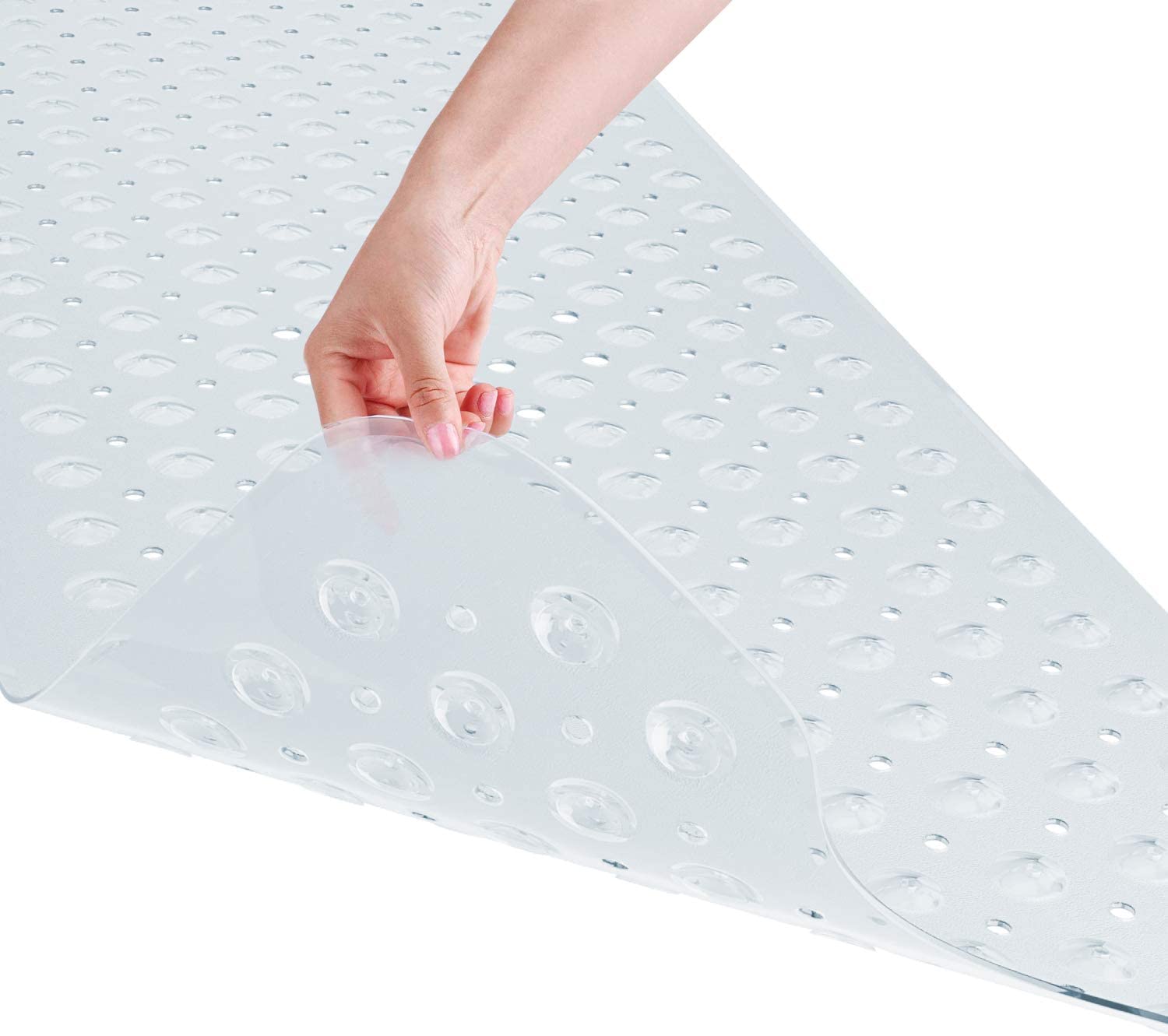 Large Bath Mat for Bathtub Grip and Shower Mats 39x16
