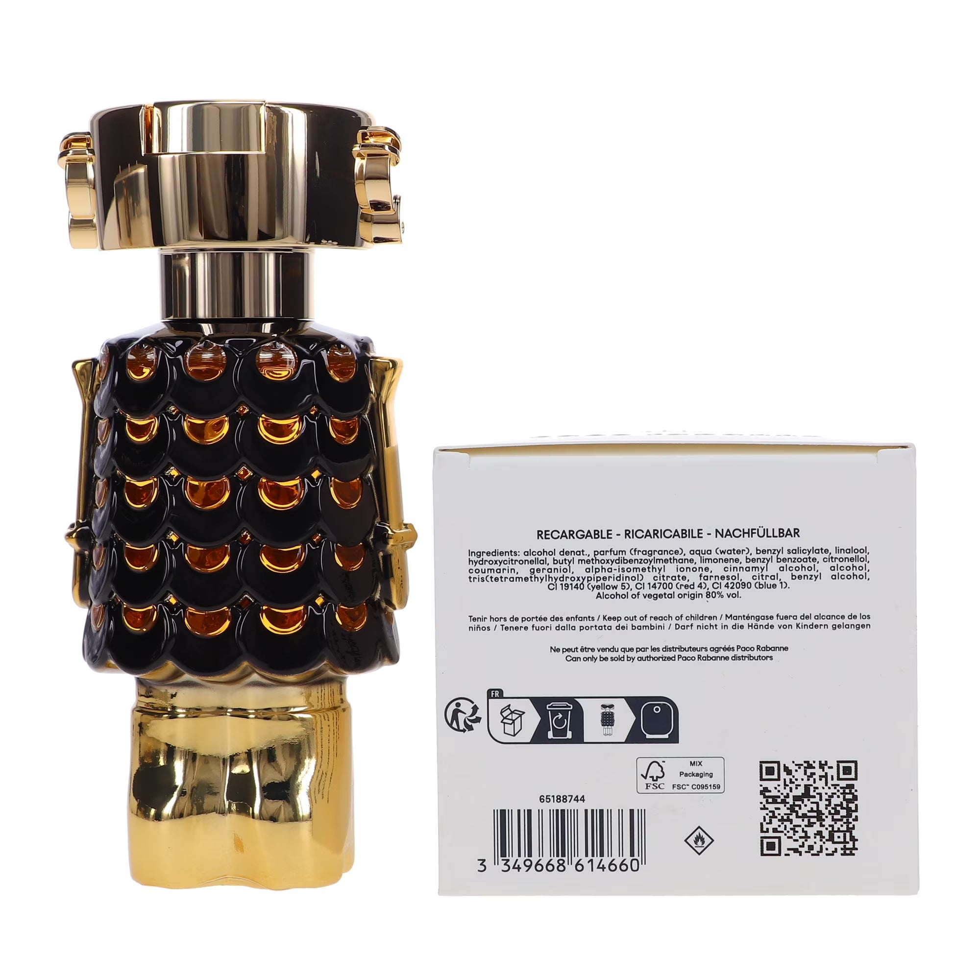 Paco Rabanne Fame Parfum Refillable for Women 2.7 oz