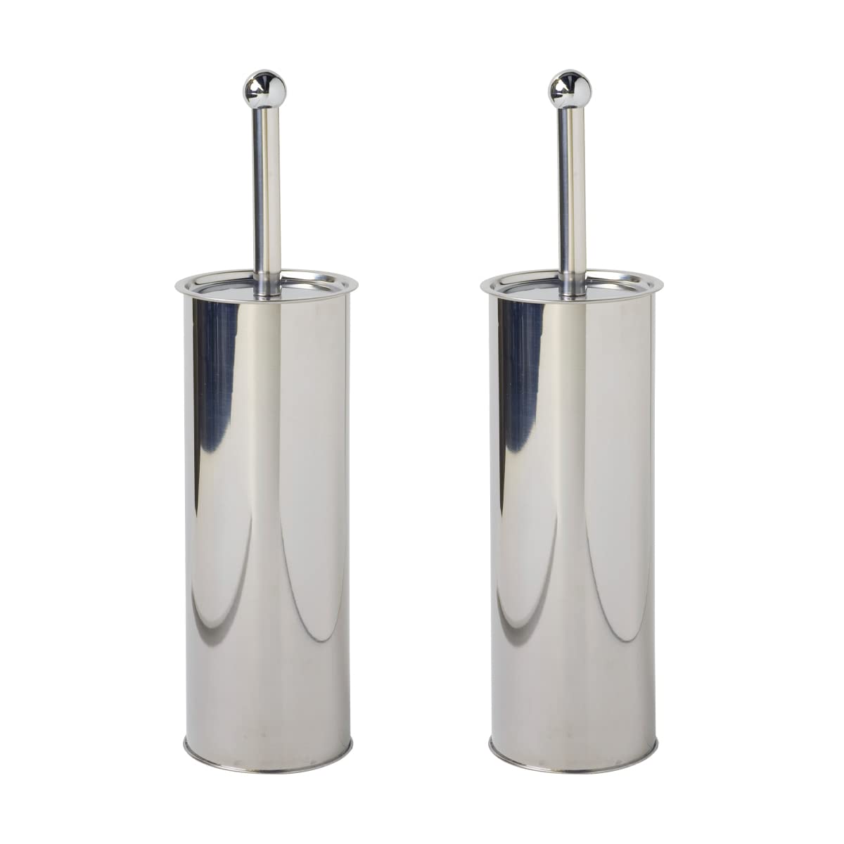 Chrome Toilet Brush Set – 2-Pack