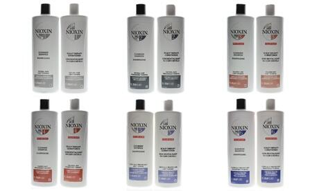 Nioxin System 3 Cleanser + Scalp Therapy 33.8oz/1 LITER DUO