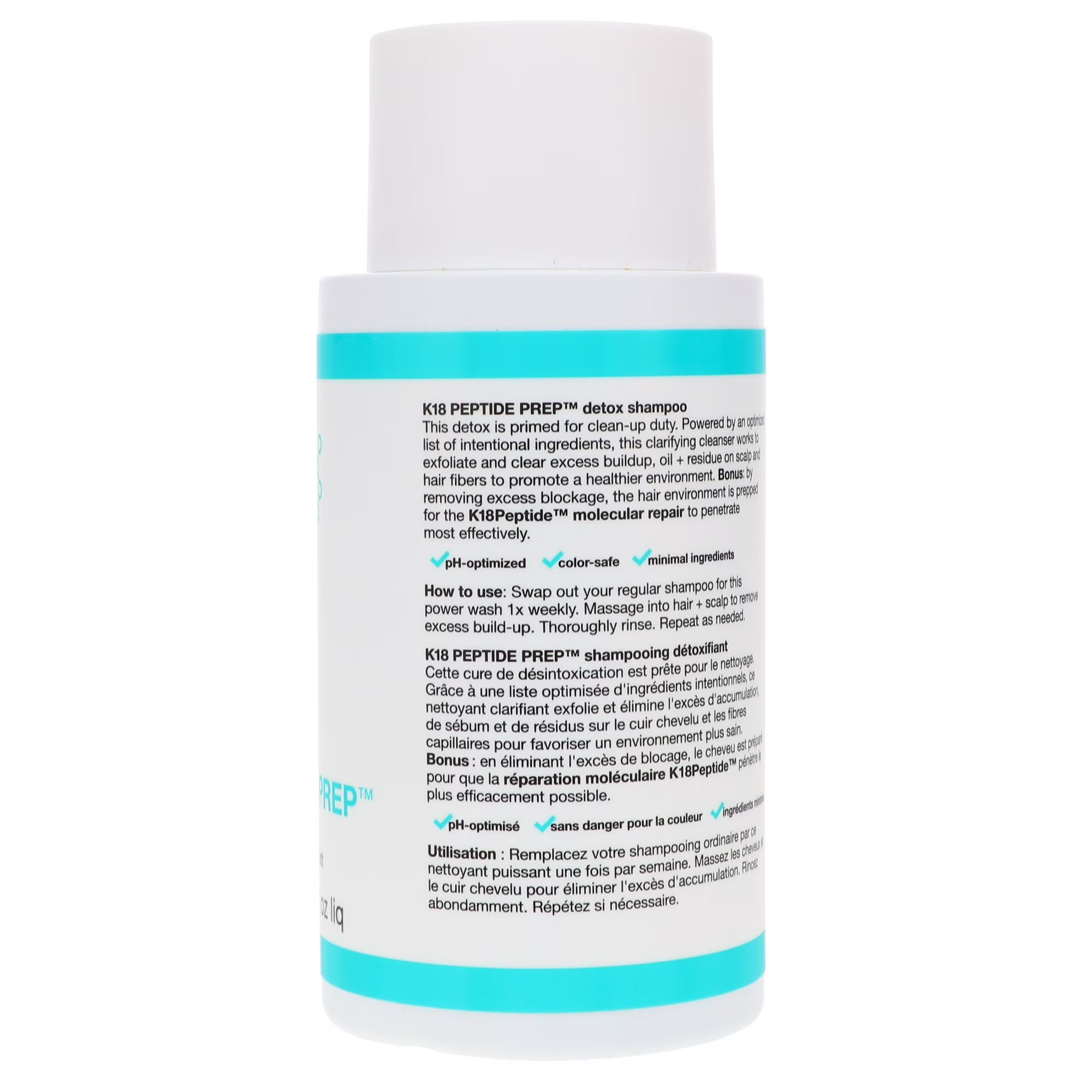 K18 Peptide Prep pH Detox Shampoo 8.5 oz