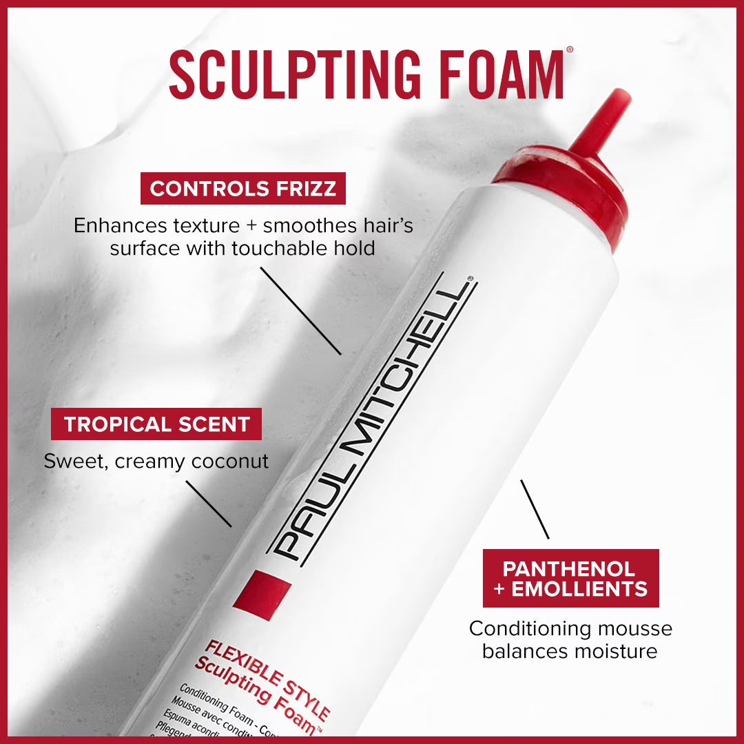 Paul Mitchell Sculpting Foam, 6.7 oz.