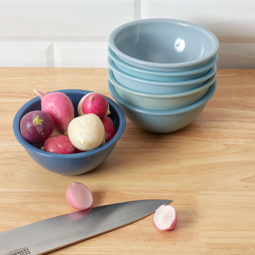 Stacking Pinch Bowls, Ombre Blue - 6 Pack
