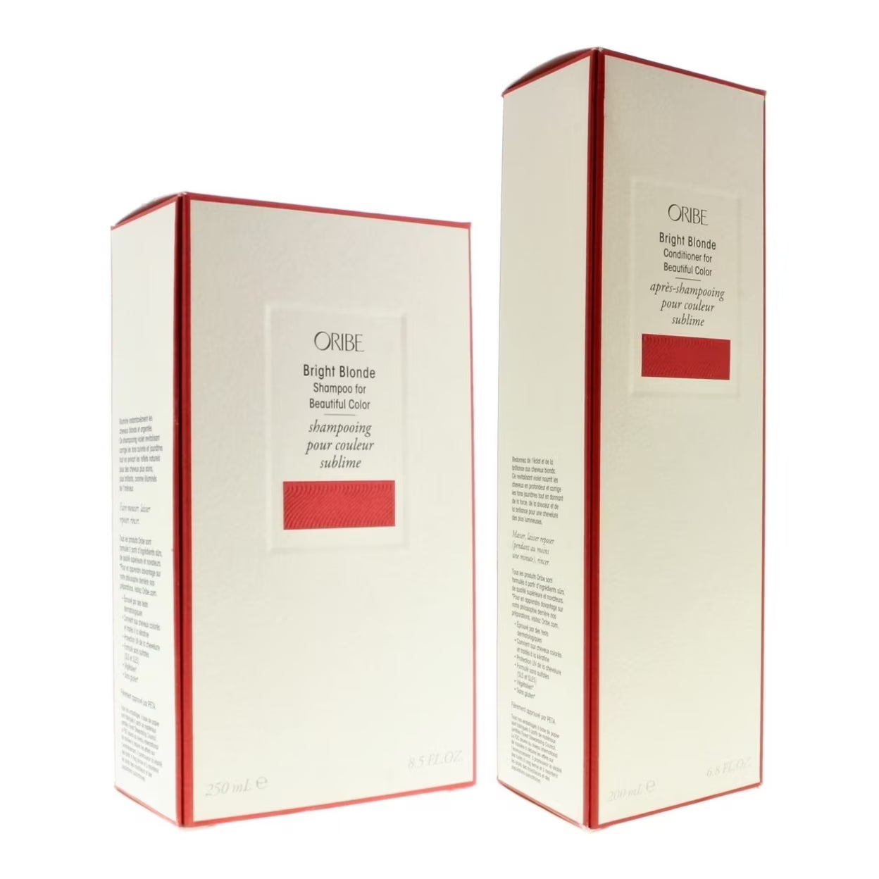 Oribe Bright Blonde Shampoo 8.5oz Conditioner 6.8oz Violet for Brassiness