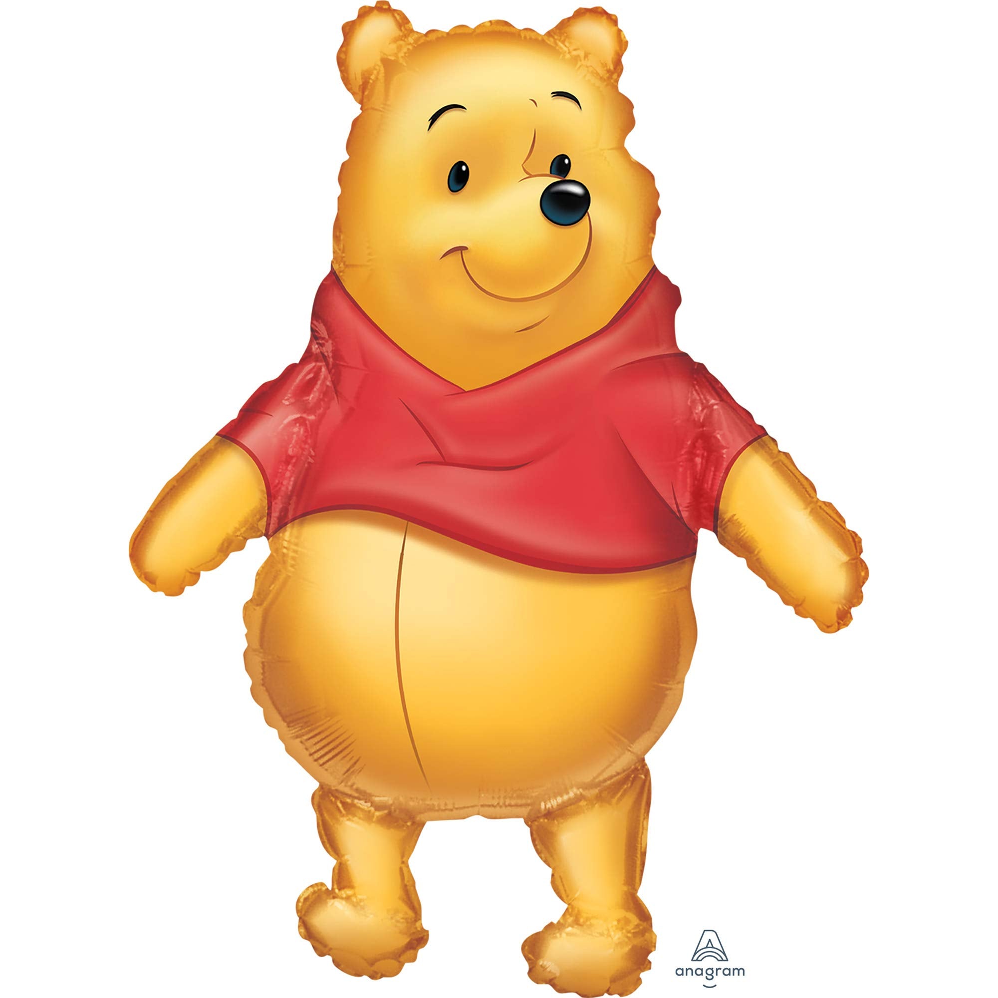 Multi-Color Pooh Shape Balloon Pack