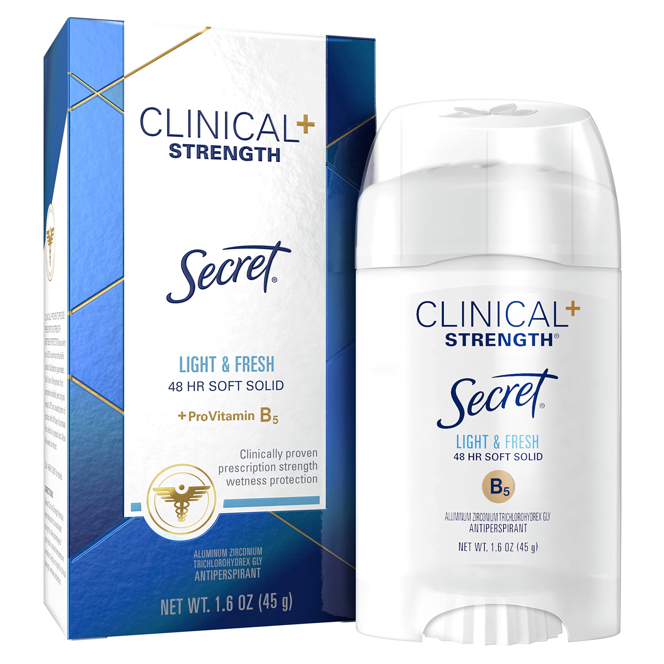 Clinical Strength Smooth Solid Deodorant, 1.6 Oz