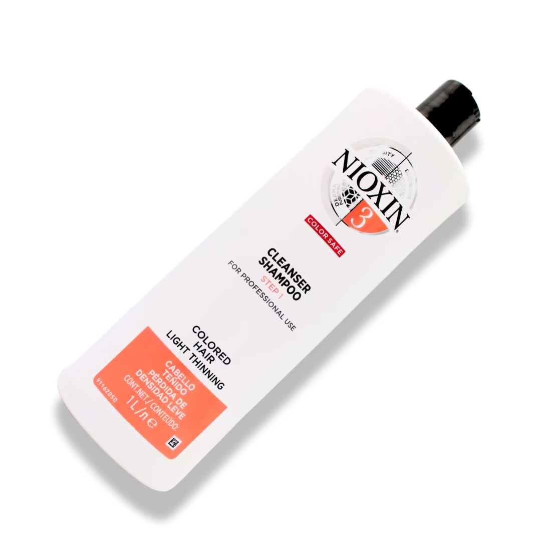 Nioxin System 3 Cleanser Shampoo, for Light Thinning Colored Hair