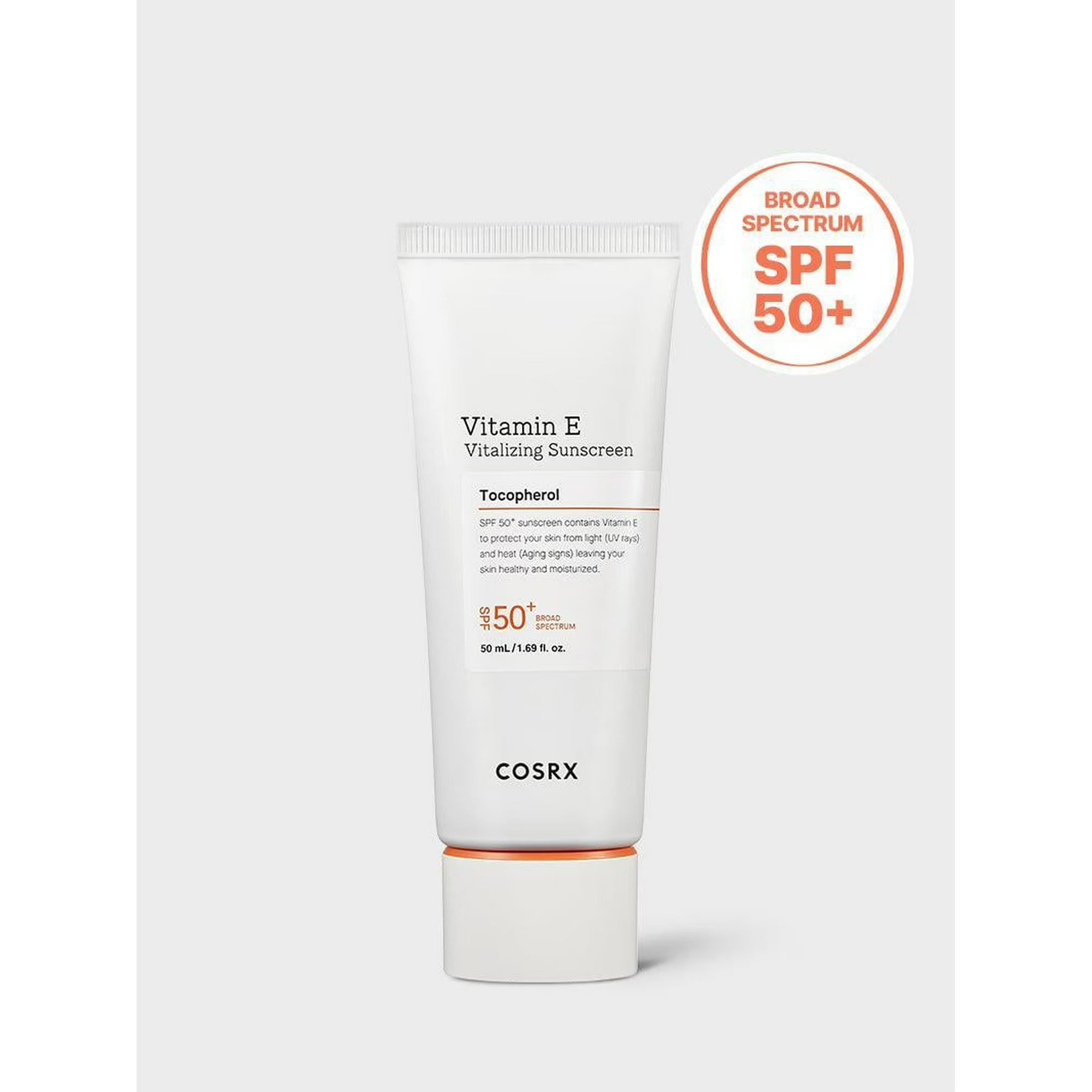 COSRX Vitamin E Vitalizing Sunscreen SPF 50+ (1.69 oz)