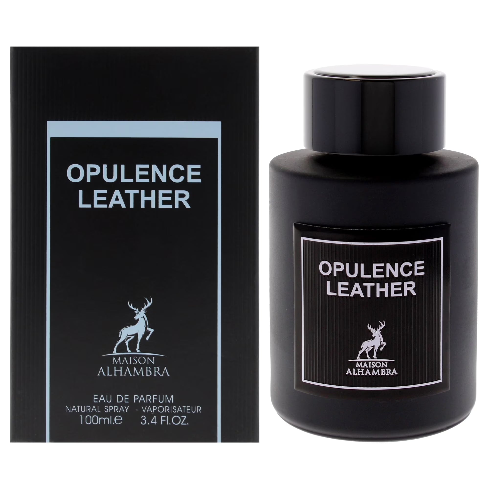 Maison Alhambra Men's Opulence Leather EDP Spray 3.4 oz Fragrances