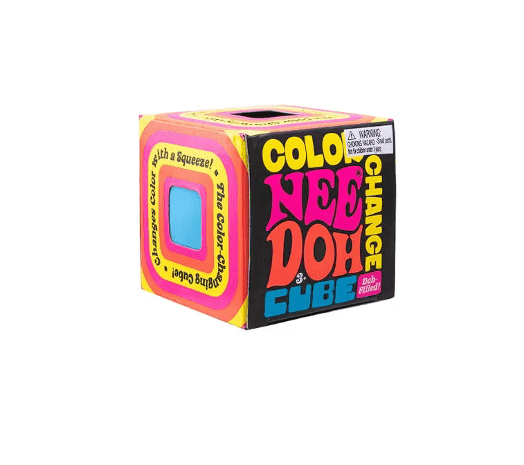 NeeDoh Color Change Cube Squishy Fidget Toy