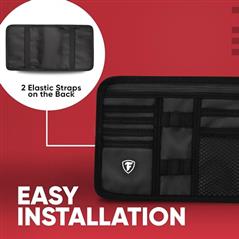 Car Visor Organizer – 8 Compartments