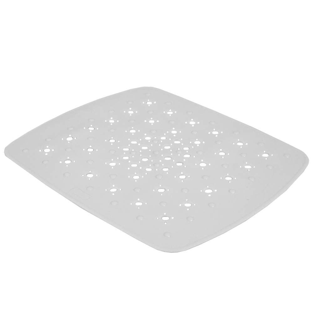 PVC Sink Mat (11" x 13"), White