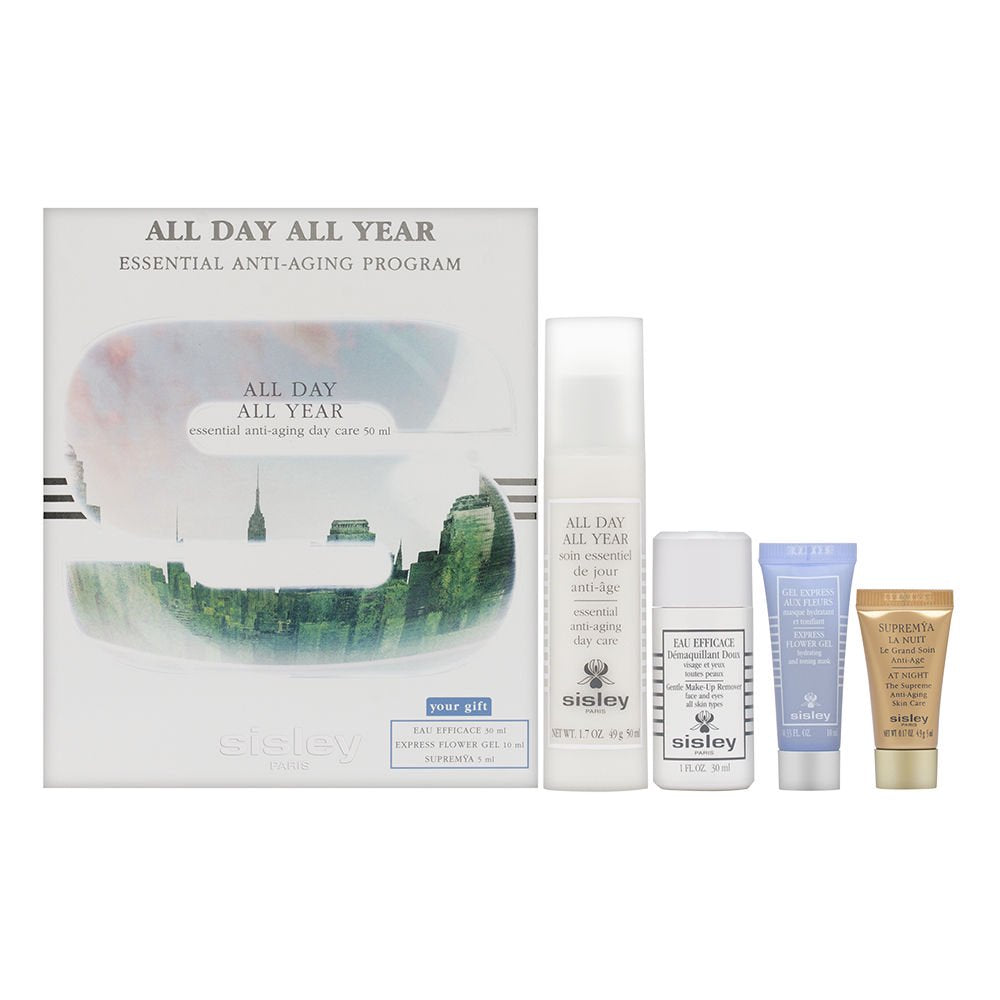 Sisley All Day All Year Essential Anti-Aging Program 4 Piece Set