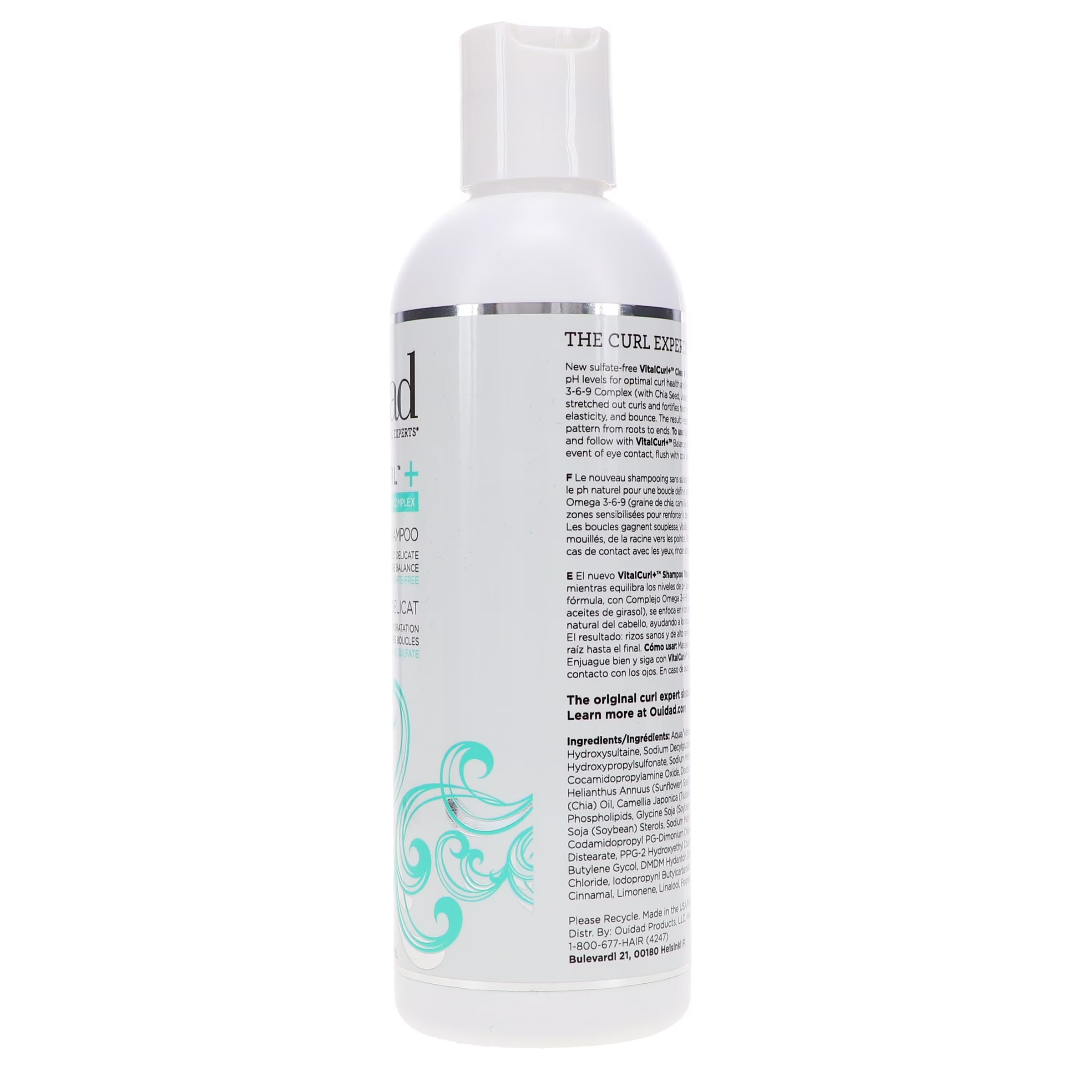 OUIDAD Classic Curls VitalCurl+ Clear & Gentle Shampoo 8.5oz/250ml