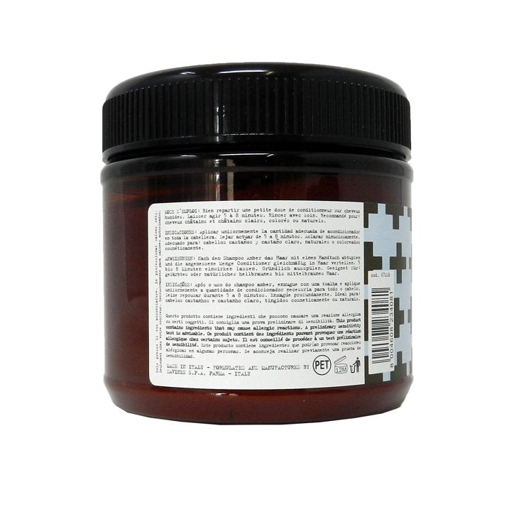 Davines Alchemic Tobacco Conditioner 250ml Enhances Shine for Light Brown Hair
