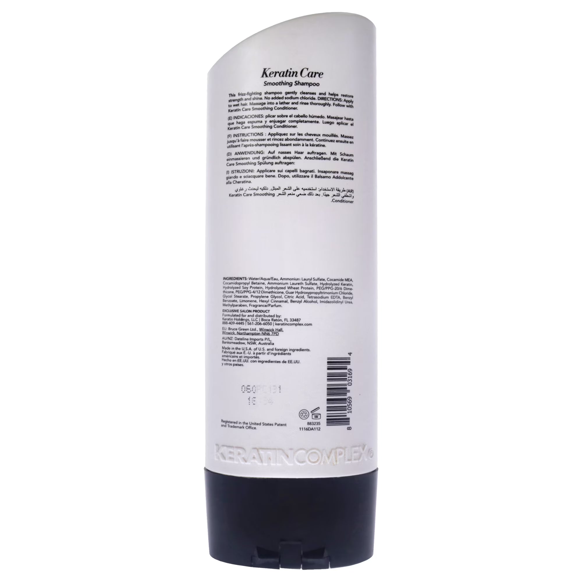 Keratin Complex Care Shampoo 13.5oz Keratin Enhanced Sulfate Free Hair Care