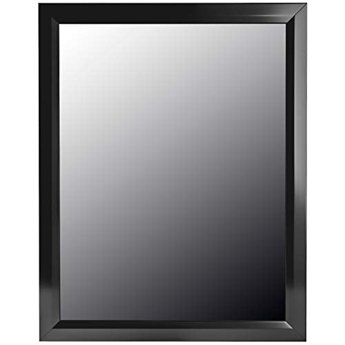 Contemporary Frame Makeup Wall Mirror, Large