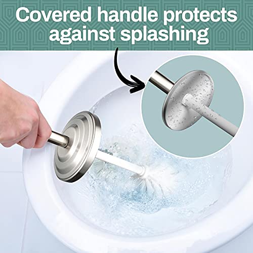 Toilet Brush & Holder Set, 2 Pack