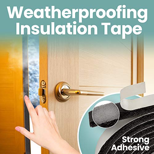 20 Feet Self-Stick Low Density Foam Insulation Tape