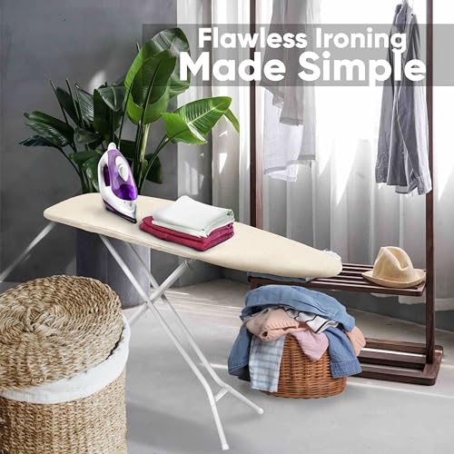 Home Intuition Scorch Resistant Ironing Board Cover Silicone Coated and Padded