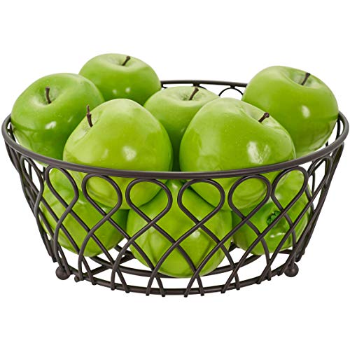 Loop Collection Fruit Bowl, Bronze