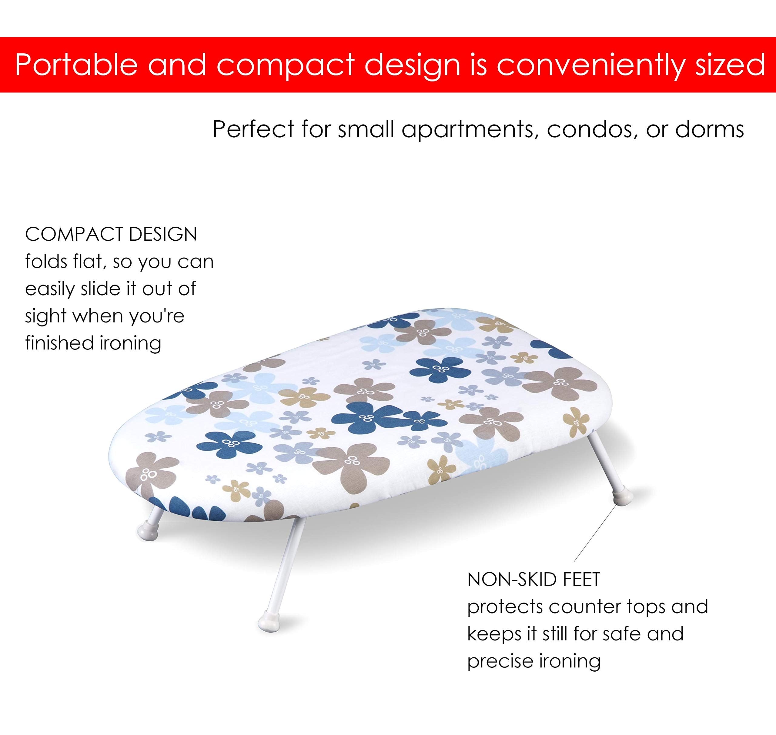 Tabletop Ironing Board with Cover