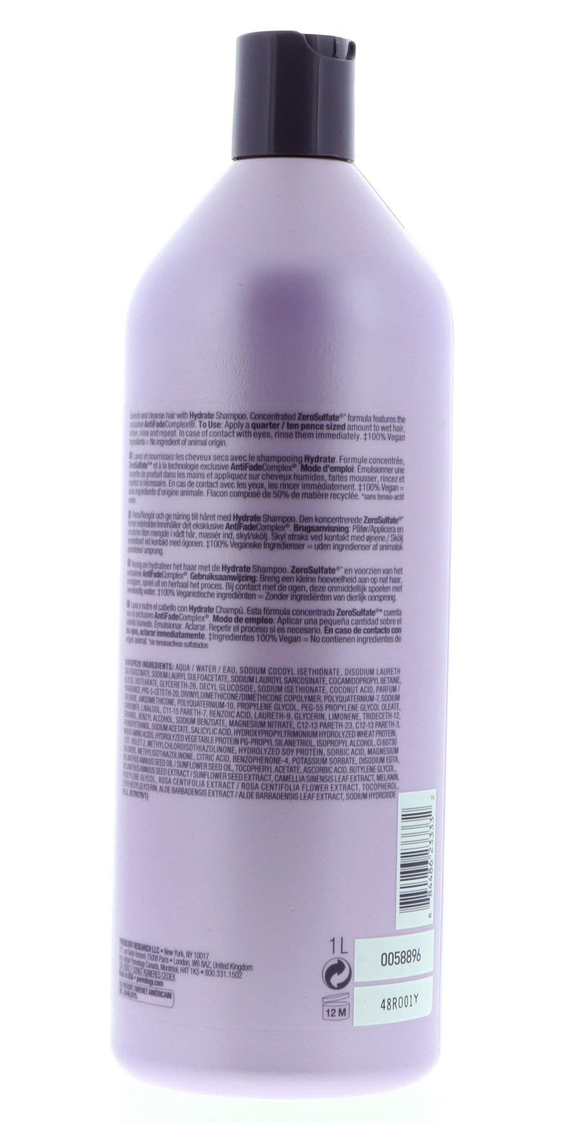Pureology Hydrate Shampoo, 33.8 oz