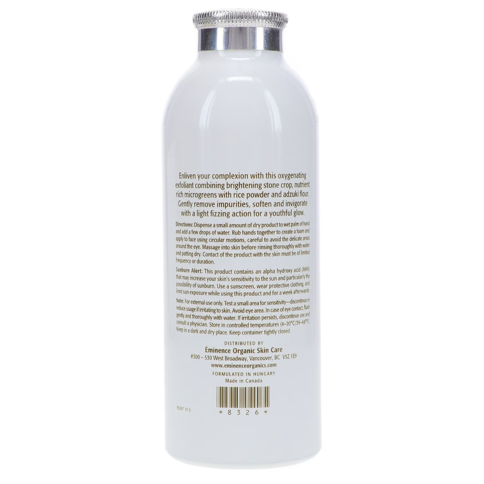 Eminence Stone Crop Oxygenating Fizzofoliant 4.2 oz