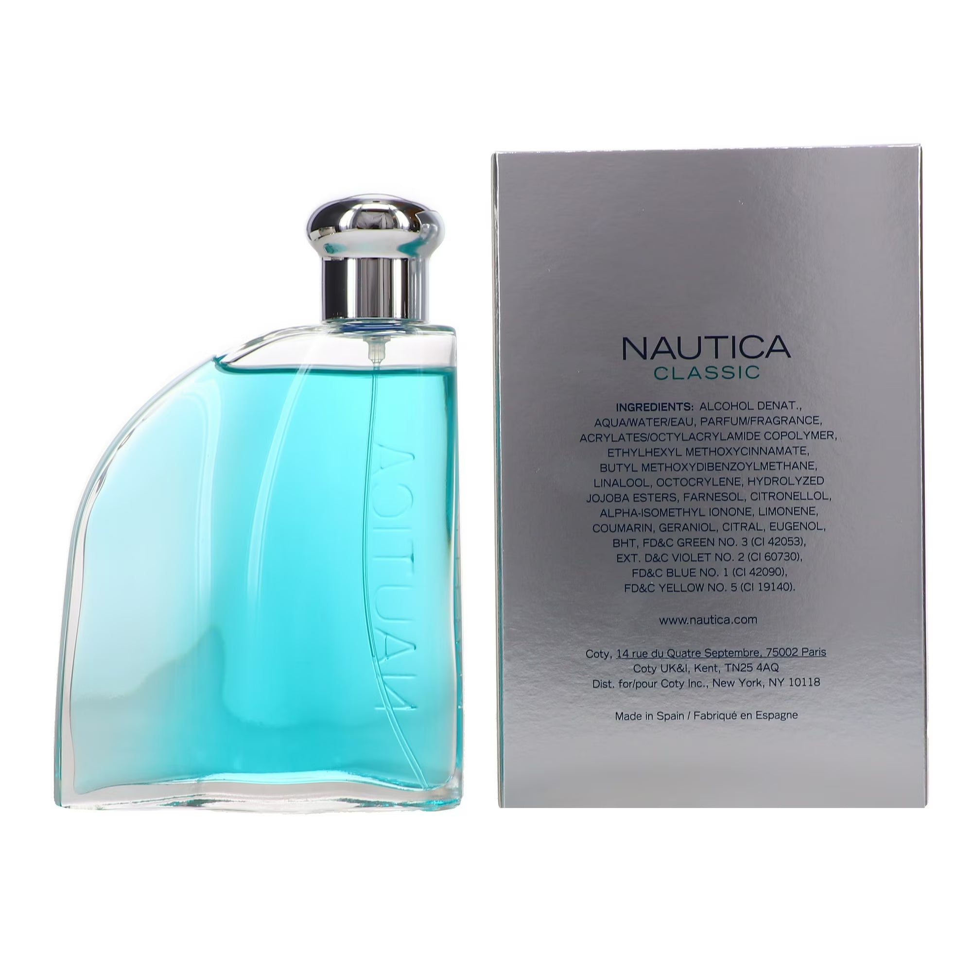 Nautica Eau De Toilette Spray 3.4 Oz / 100 Ml