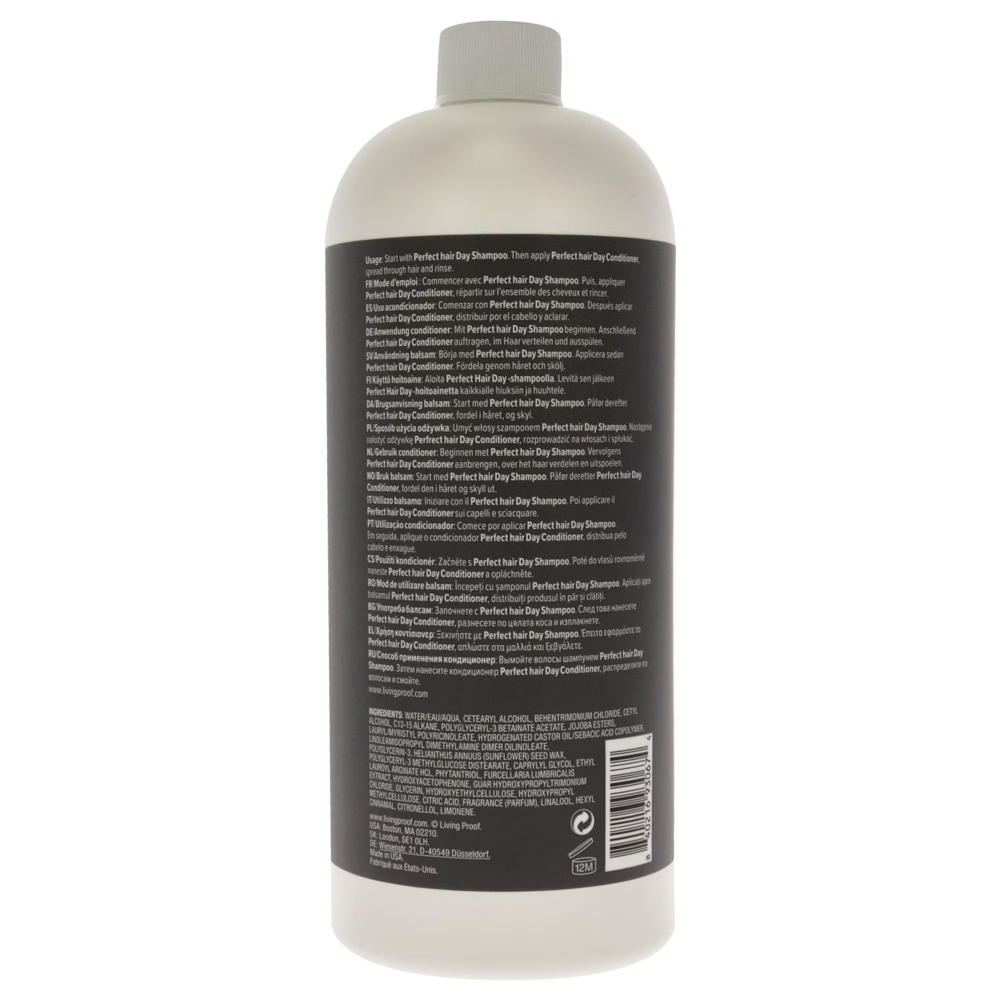 Living Proof Perfect Hair Day Conditioner 32oz Weightless Moisturizing Hair Care