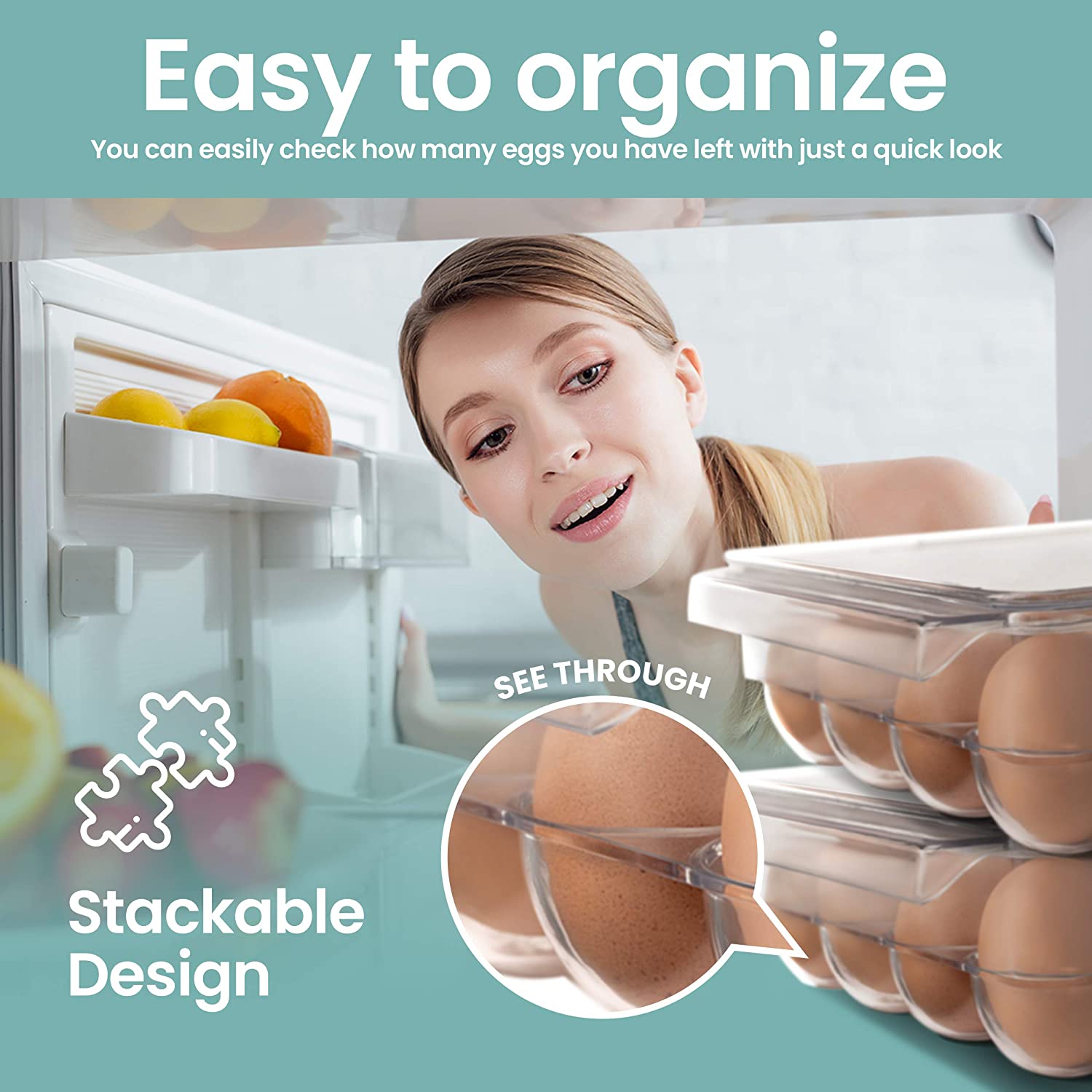 Plastic Lazy Susan Turntable Food Storage Container