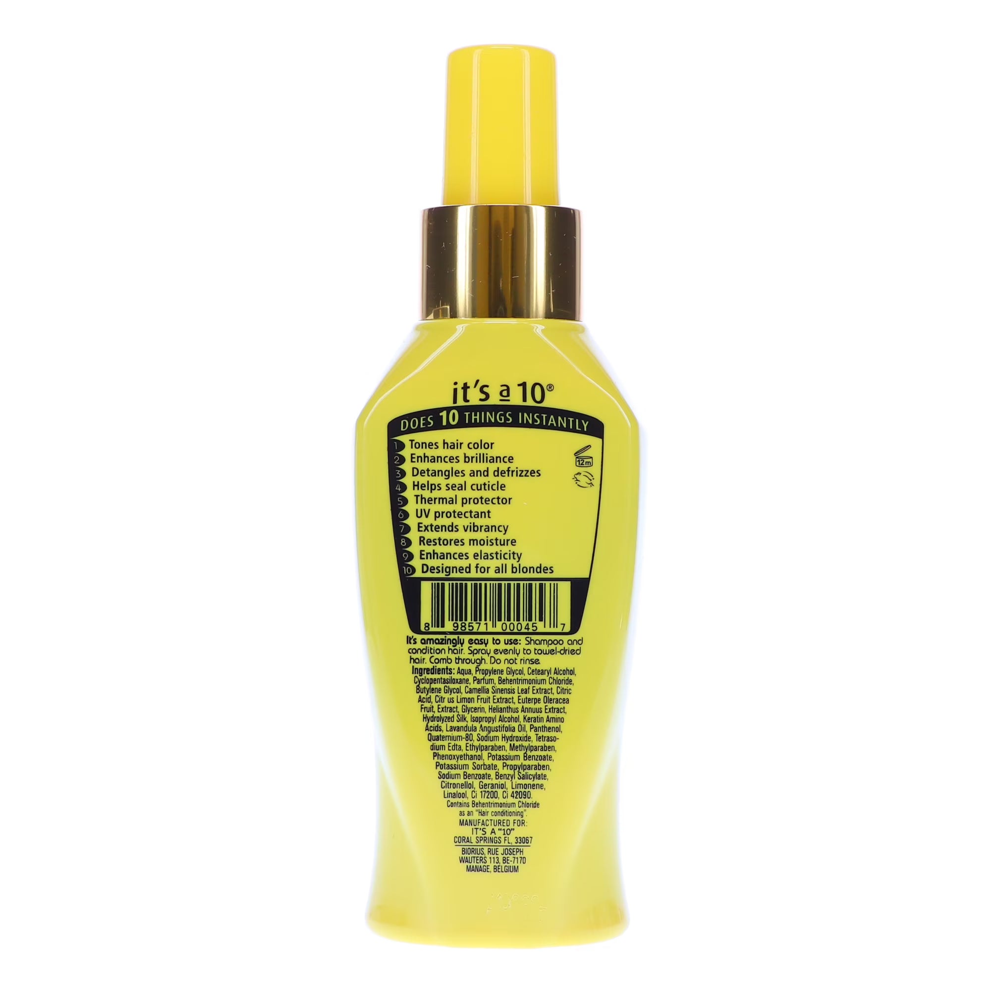 It's a 10 Miracle Blonde Leave-In 4 oz