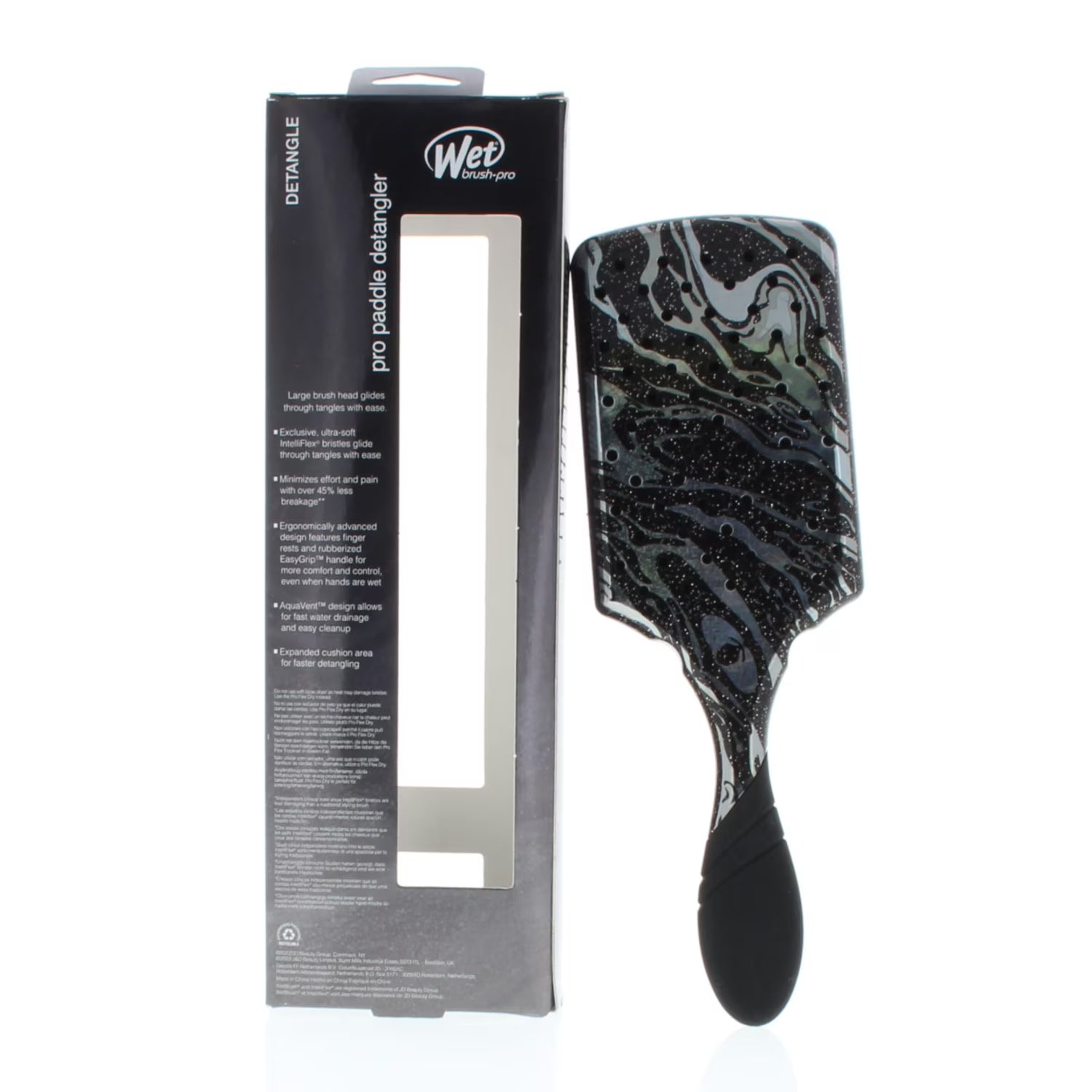Wet Brush Pro Paddle Detangler Mineral Sparkle Charcoal