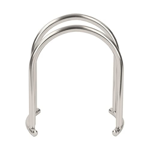 Home Basics Simplicity Heavy Duty Steel Napkin Holder, Satin Nickel Finish
