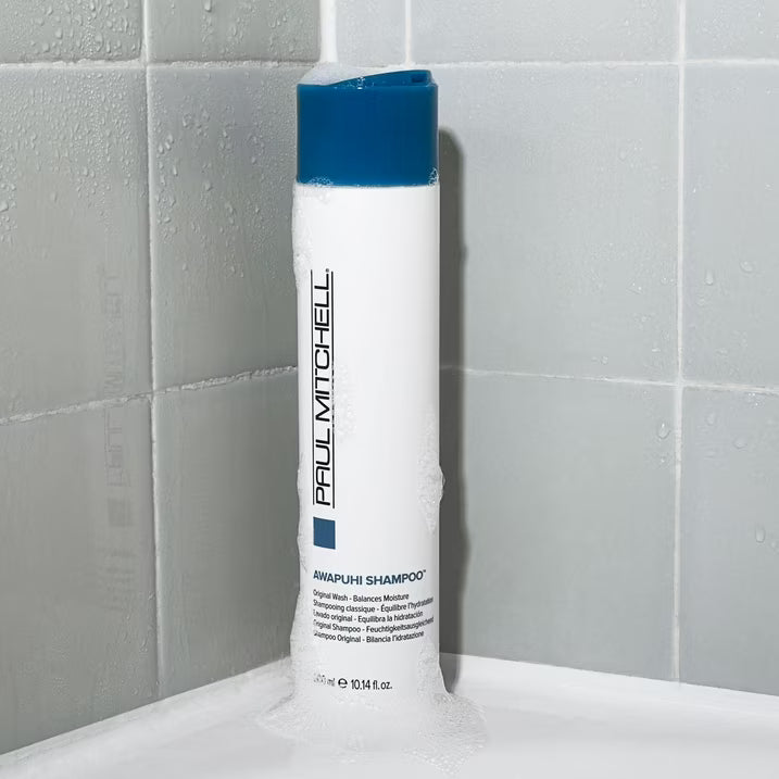 Paul Mitchell Awapuhi Shampoo, Balances Moisture + Adds Shine, For All Hair Types, Especially Fine + Static-Prone Hair