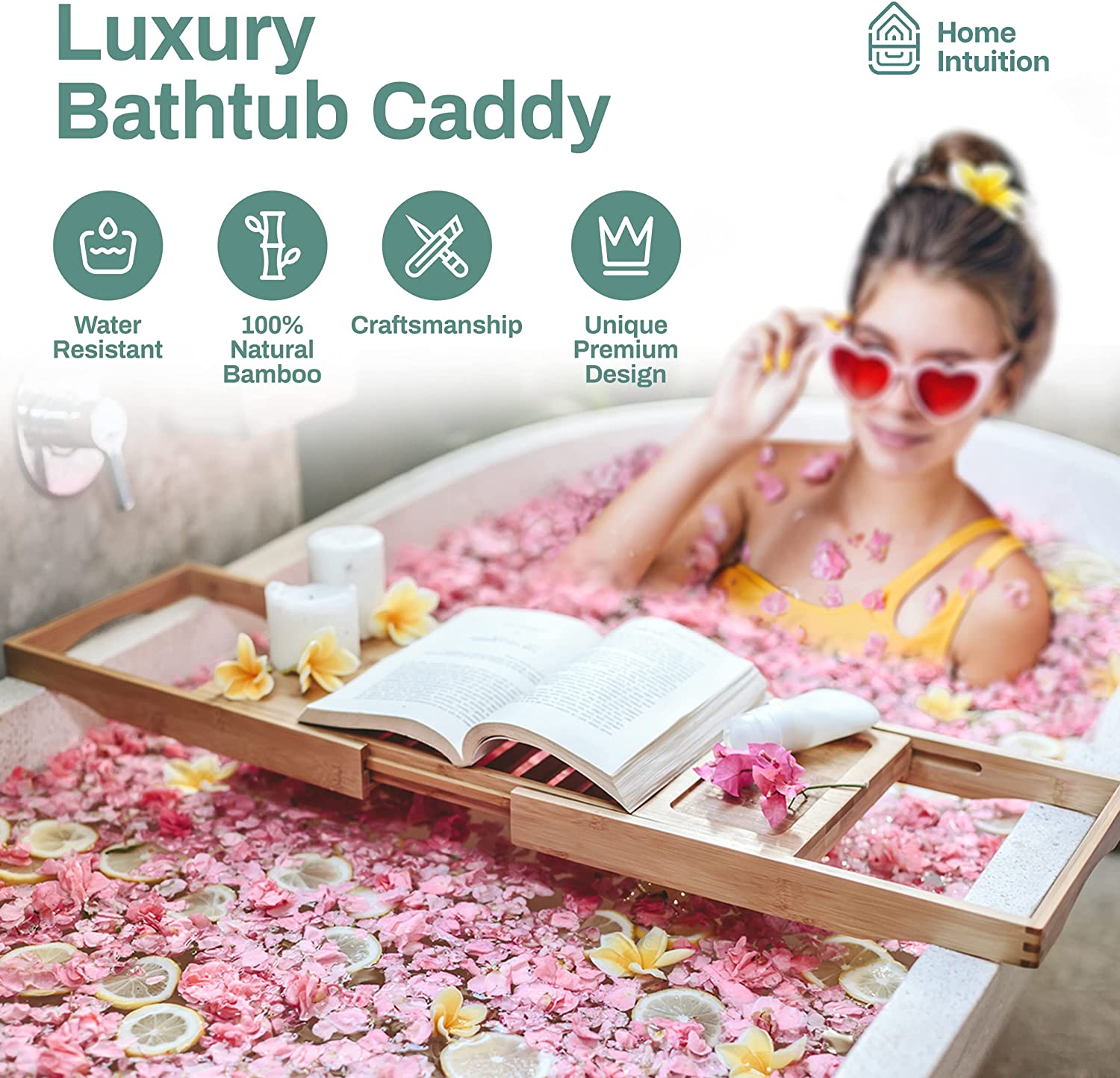 Bamboo Bathtub Tray