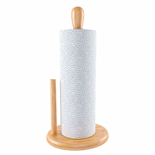 Bamboo Paper Towel Holder