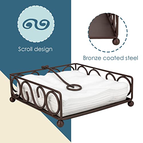 Napkin Holder, Medium, Bronze