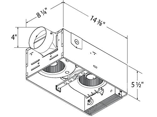 Delta BreezRadiance RAD80 80 CFM Exhaust Bath Fan with Heater