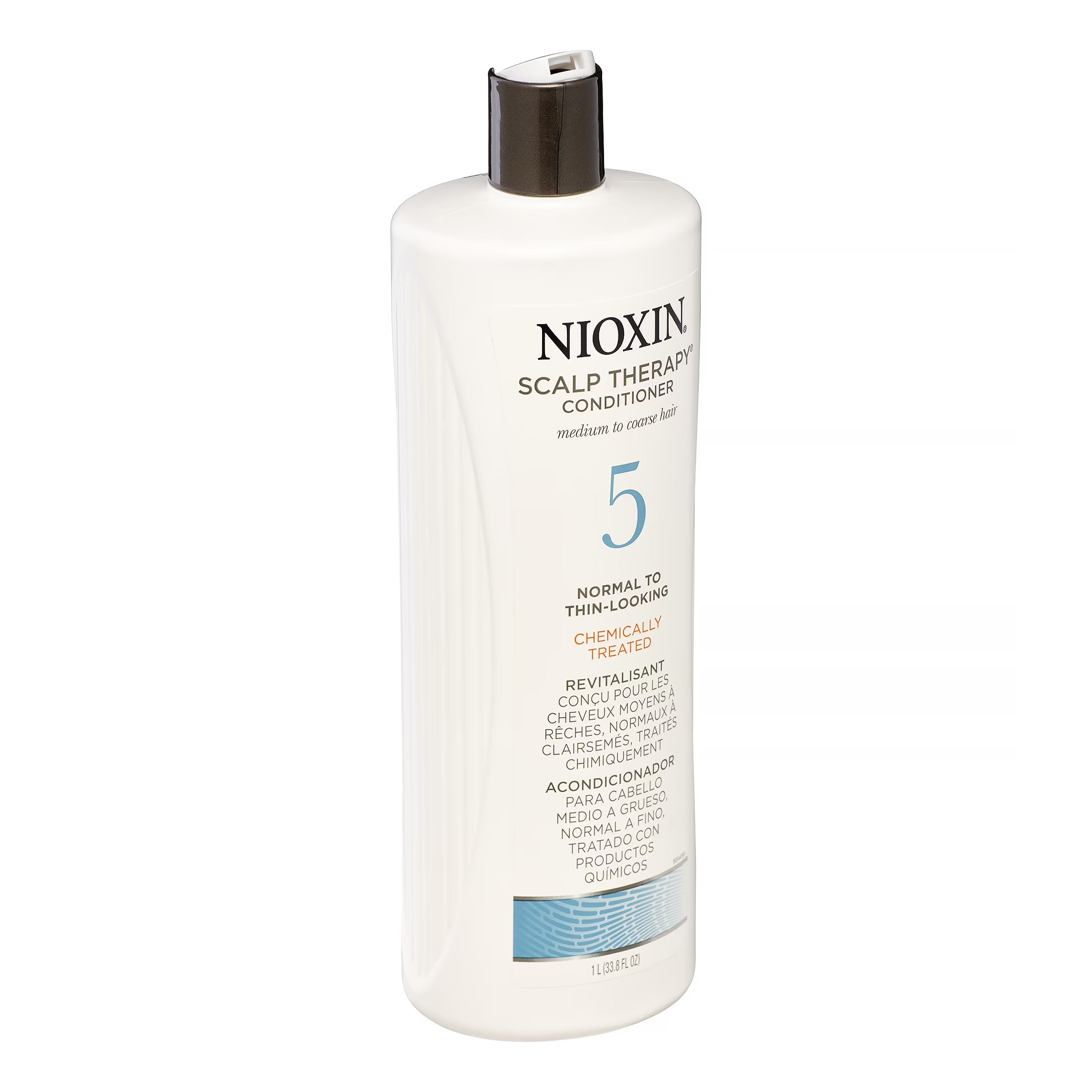 Nioxin System 5 Scalp Therapy Conditioner For Light thinning Chemically Treated hair, 33.8 oz