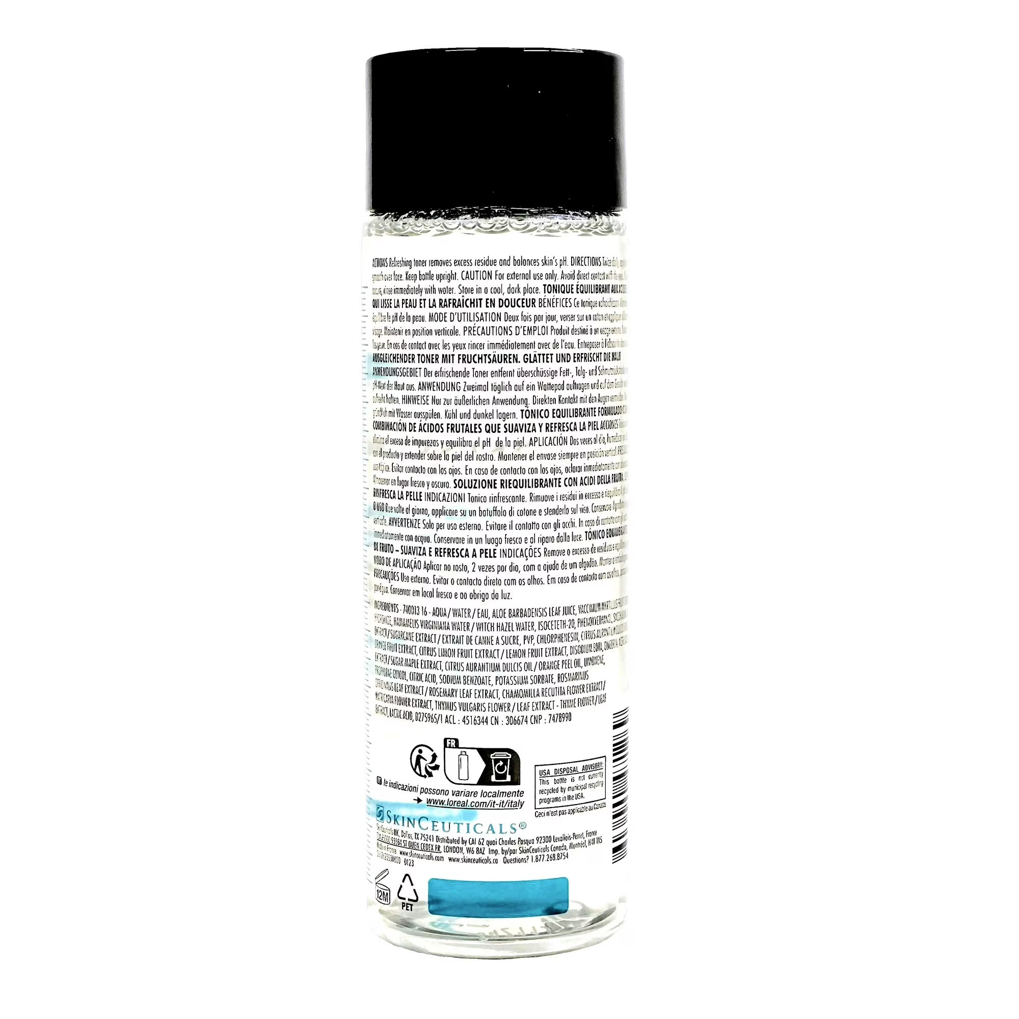 Equalizing Toner by SkinCeuticals for Unisex - 6.8 oz Toner