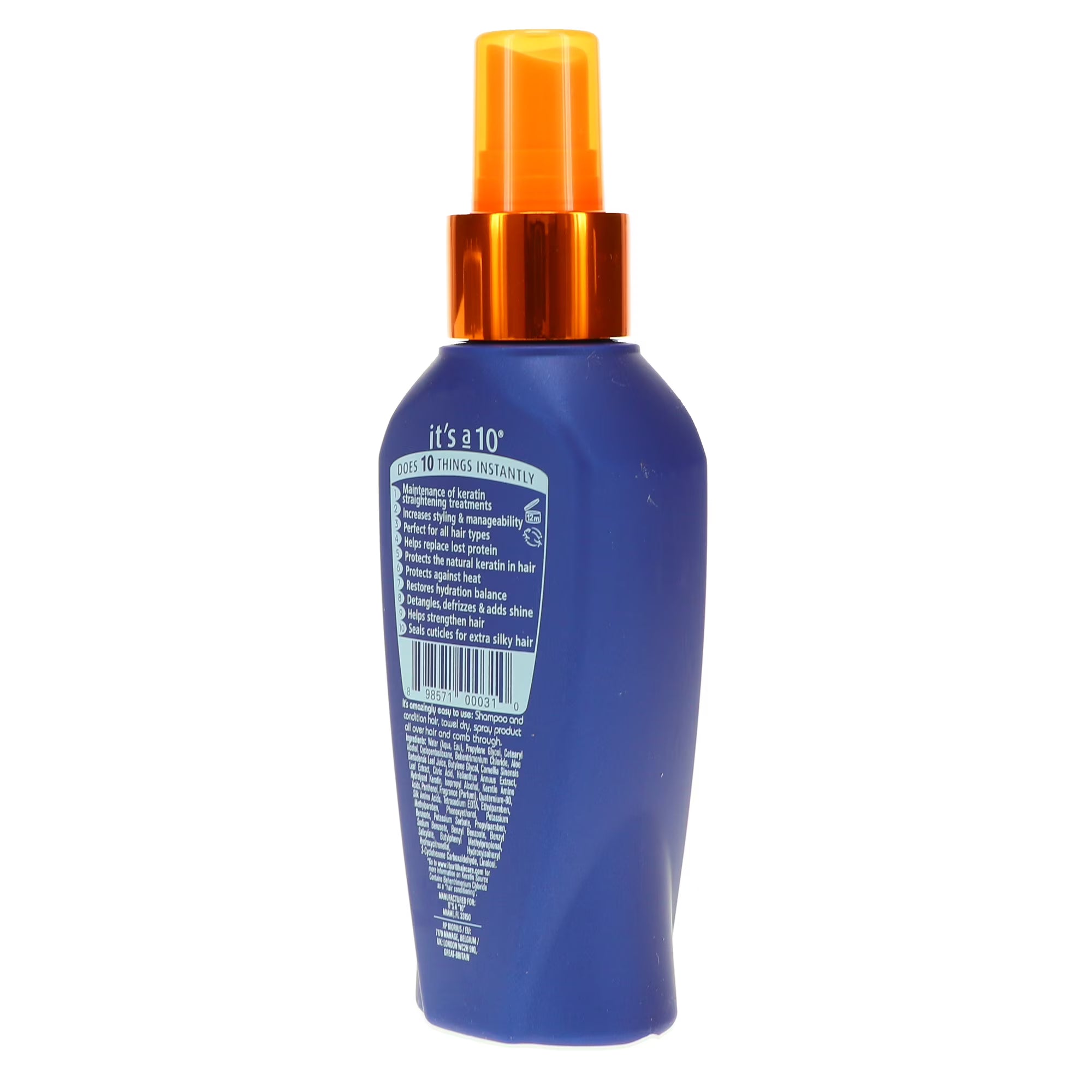 t's a 10 Miracle Leave-In Conditioner Plus Keratin, 4 oz