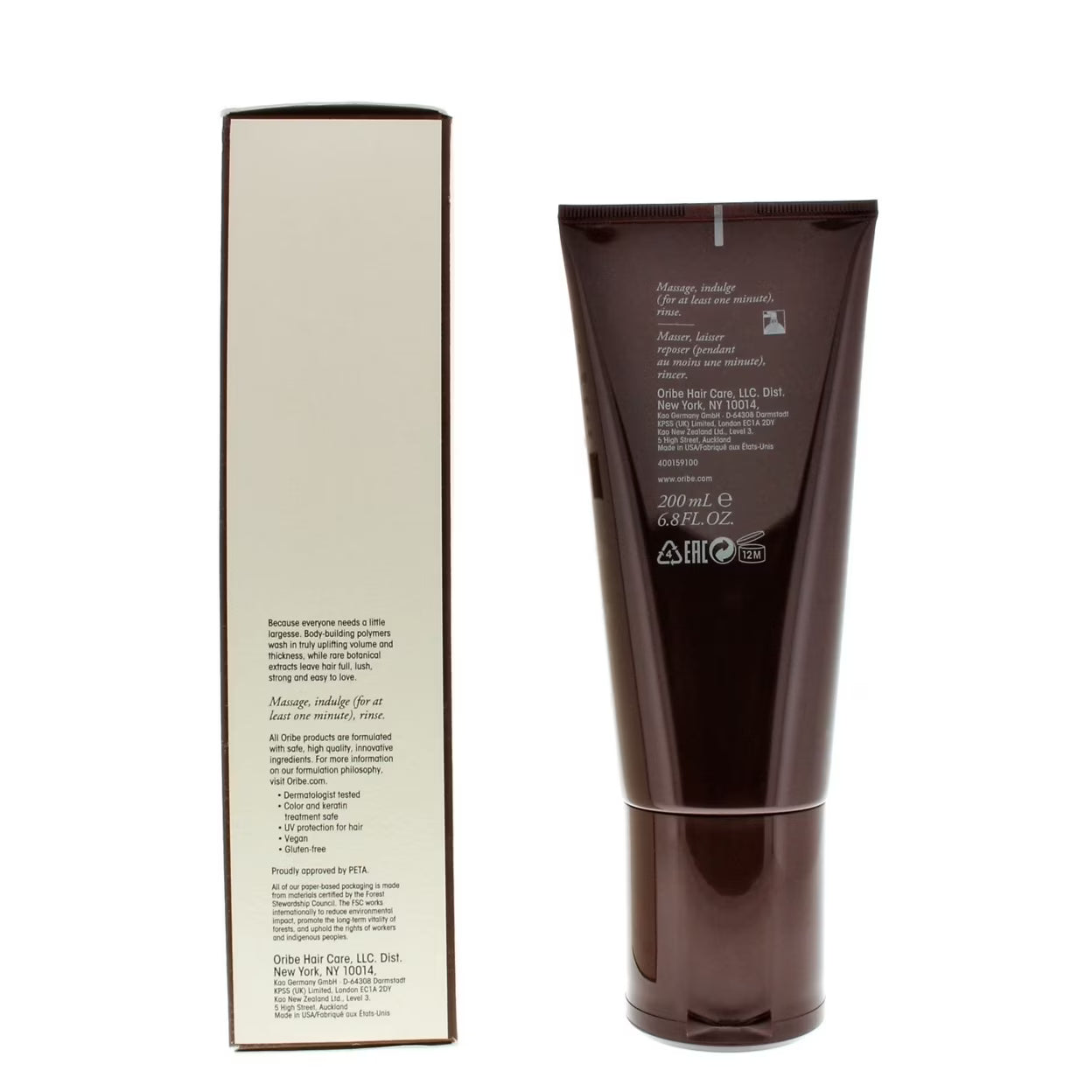 Oribe Conditioner Magnificent Volume 6.8oz Body-Building Gel-Cream Moisturizer