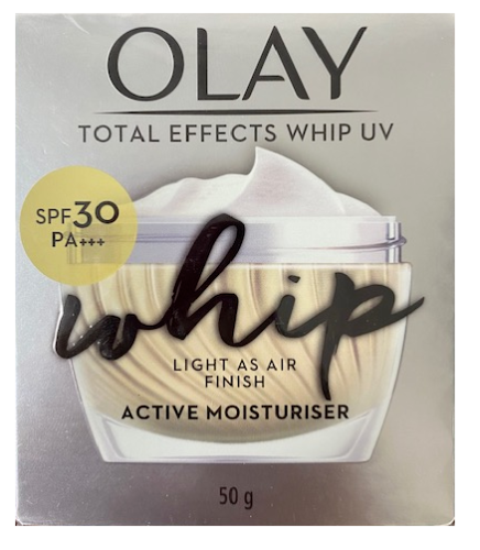 Olay Total Effects Whip UV Light As Air Finish Active Moisturiser SPF 30 50g