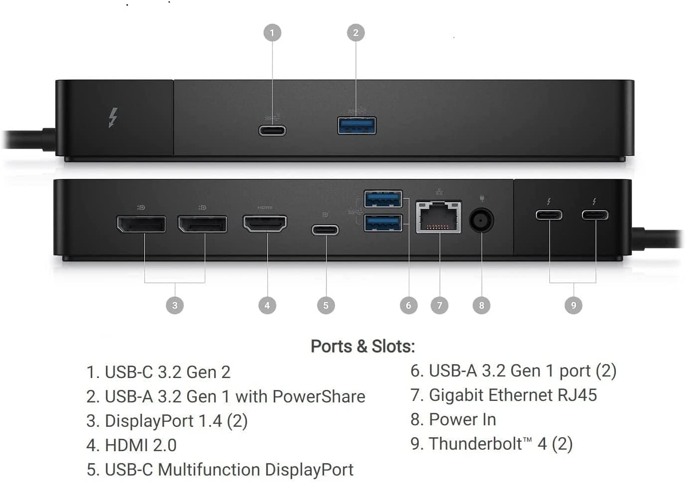 Dell Thunderbolt WD22TB4 4 Dock 130W