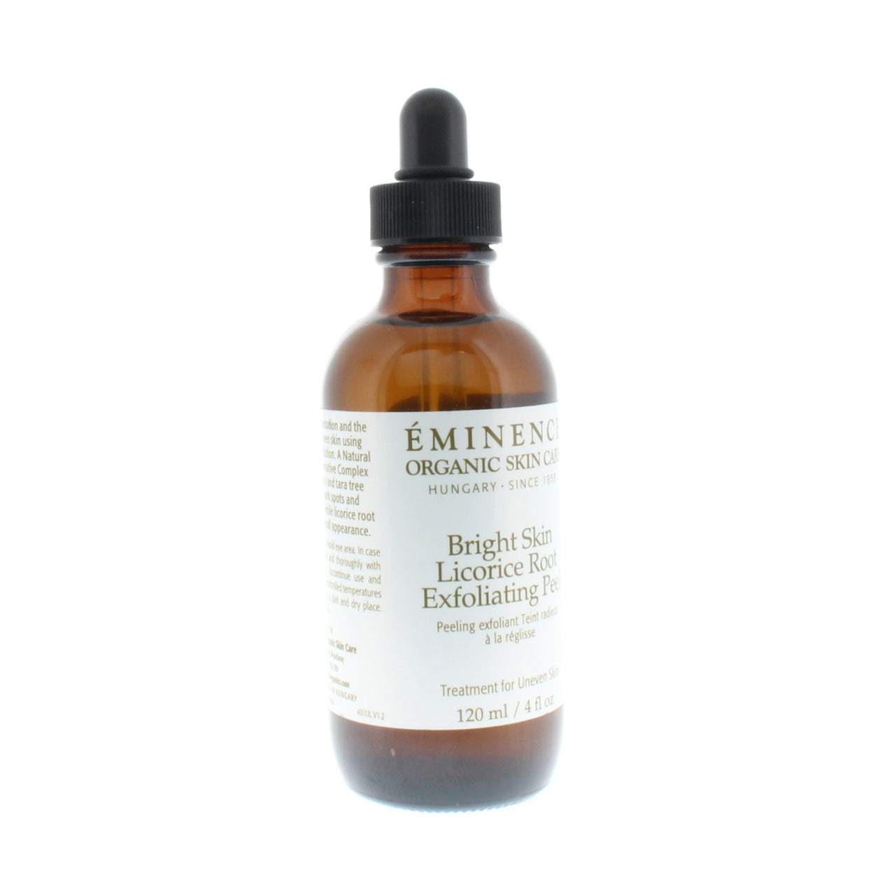 Eminence Bright Skin Licorice Root Exfoliating Peel 120ml No Box Natural Brightening