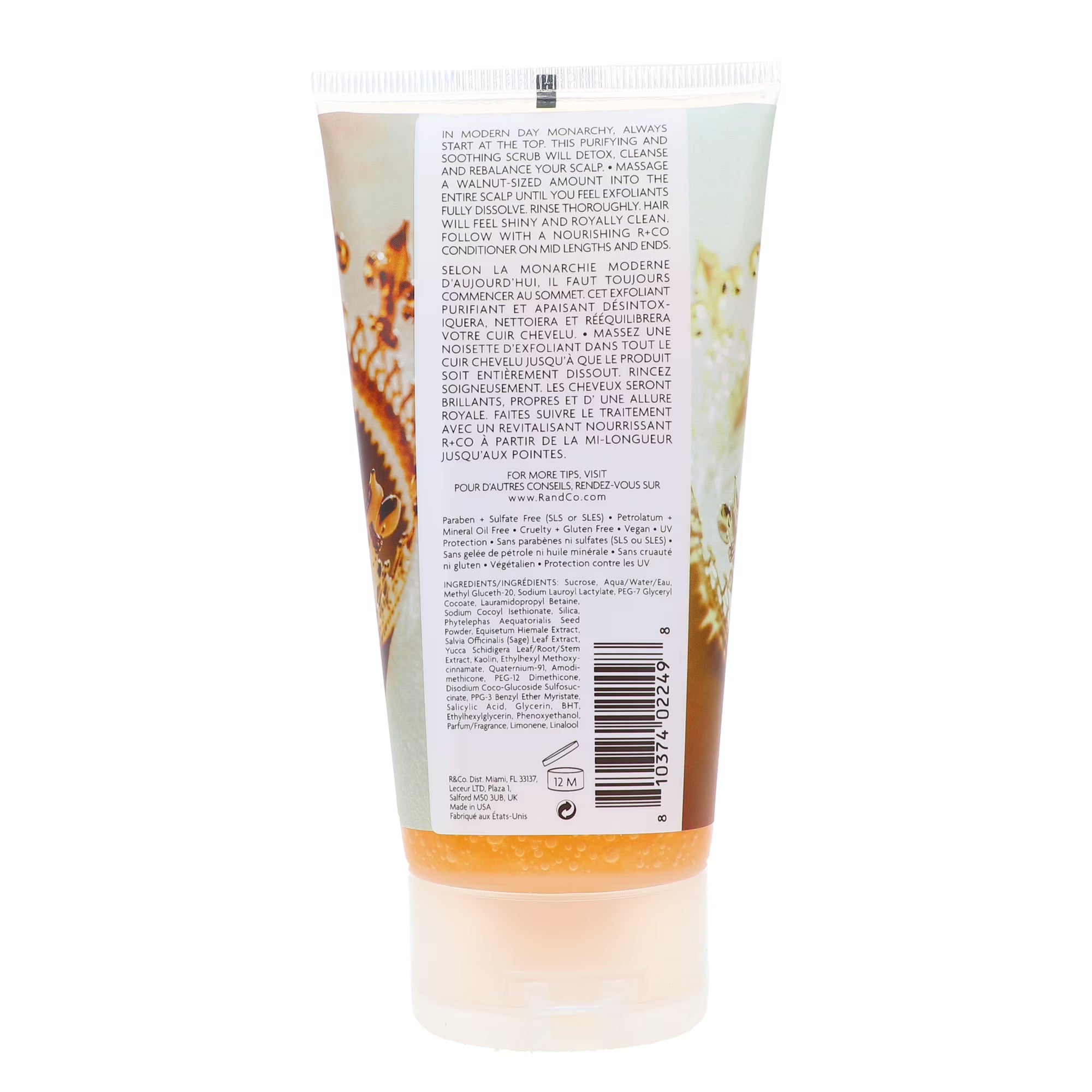 Crown Scalp Scrub by R + Co for Unisex - 5.5 oz Scrub