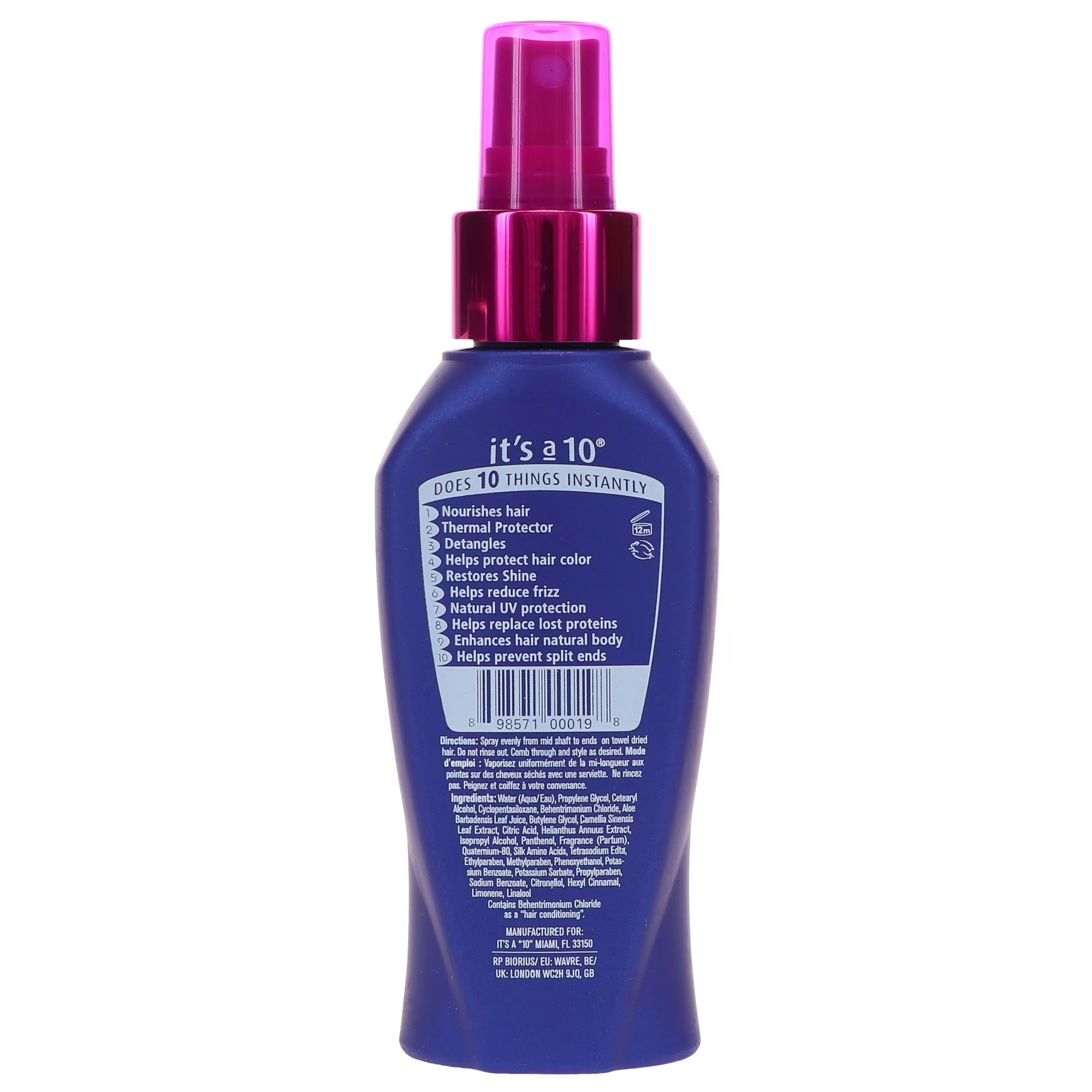 t’s a 10 Miracle Leave-In Conditioner Spray 4 oz