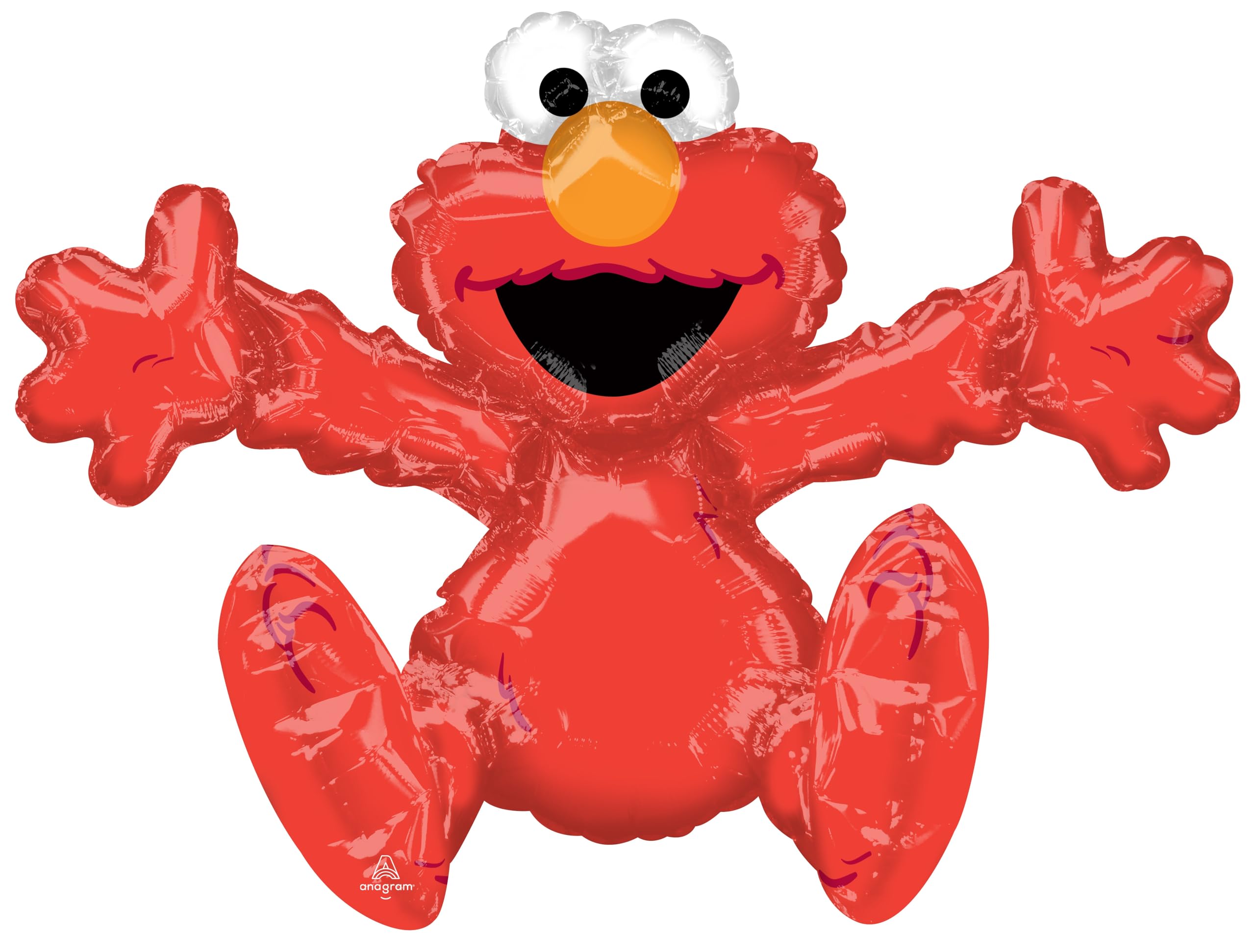 Anagram/MD 26" Sesame Street Elmo Birthday Party Decoration Supply Multi-Balloon Mylar Foil Air-Fill Balloon